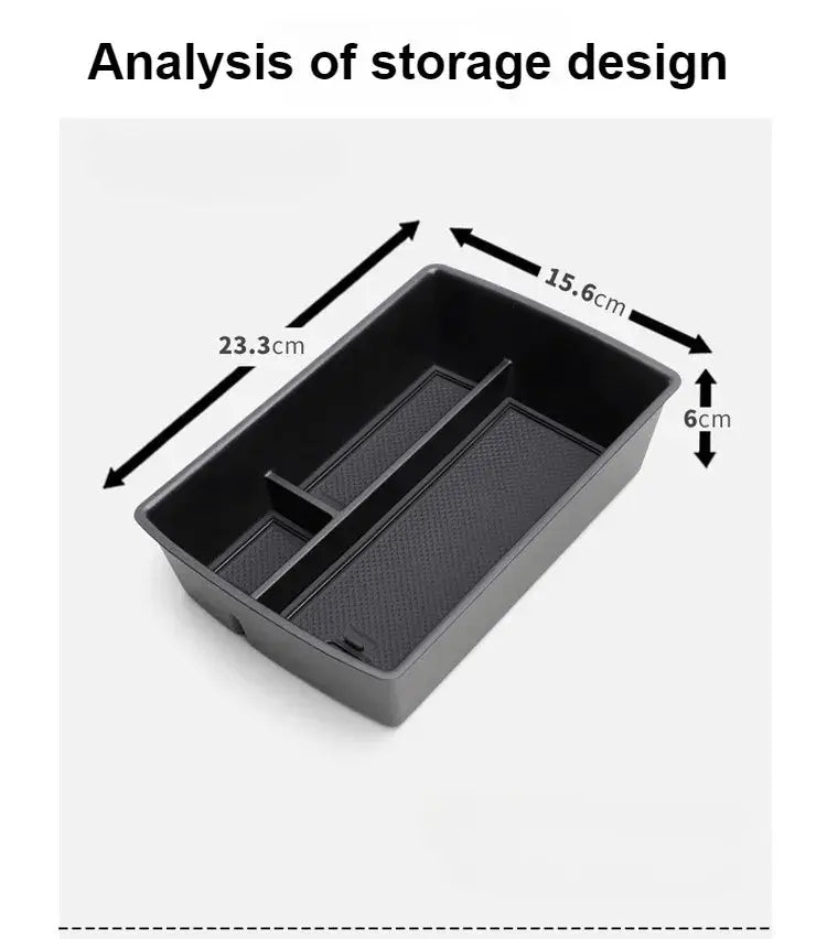 Armrest Storage Box For Leapmotor C10 2024-2026 Car Organizer Case Center Console Storage Tray Auto Interior Accessories TPE from PriceLows™
