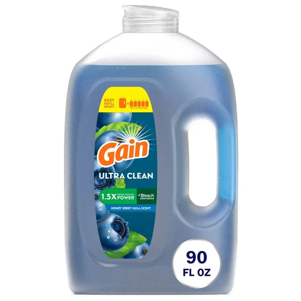 Dish Soap | Ultra Concentrate | Honey Berry Hula Scent | 90 Fl Oz