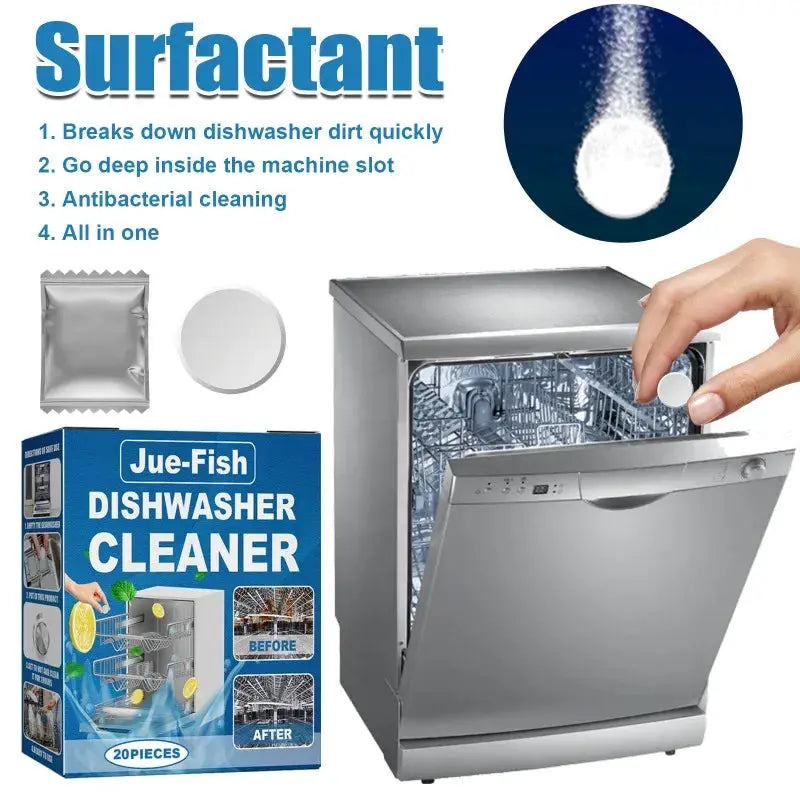 Dishwasher Cleaning Tablets | Stain Removal | Descaling Power | Universal Fit