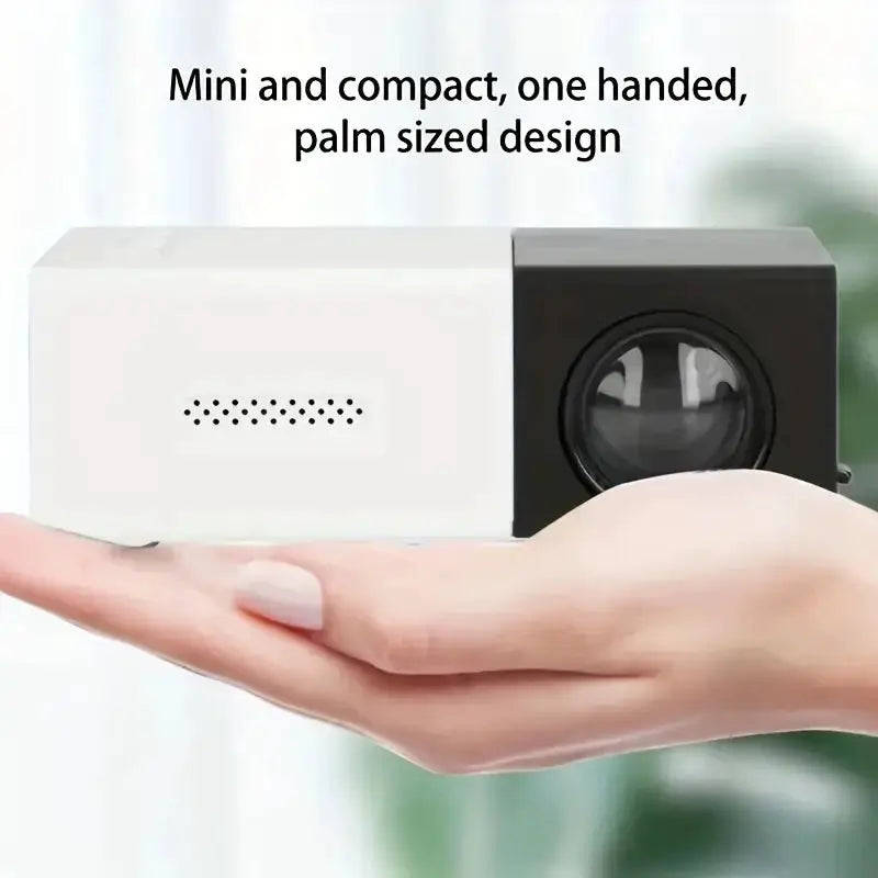 Mini Portable Projector | 3000 Lumens | HDMI USB Input | YG300