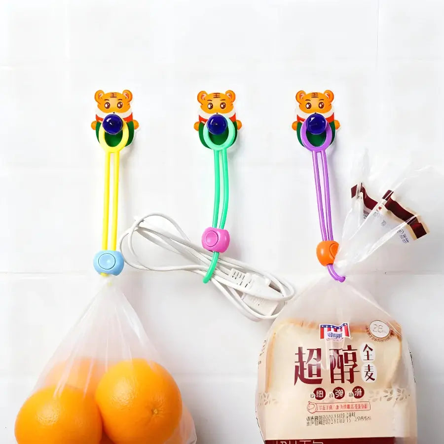 3PCS Magic Plastic Bag Sealing Clip-Multipurpose Food Storage Tool, Reusable Sealer Clip for Kitchen Food Preservation from PriceLows™