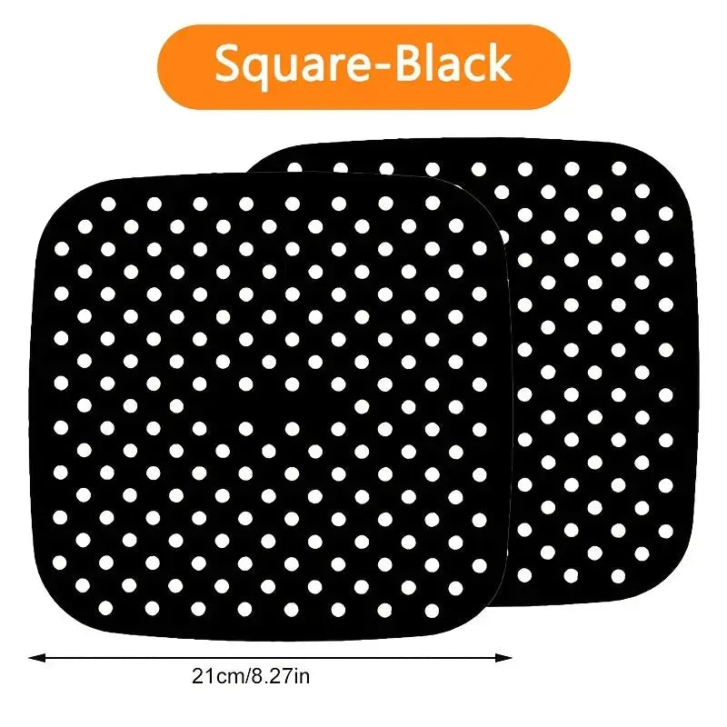 Silicone Air Fryer Mat | 2 Pack | Non-Stick | For Air Fryers