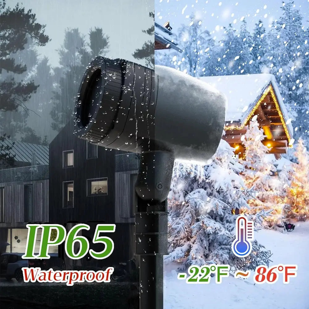 Outdoor Laser Projection Light | IP65 Waterproof | 15-30 Sqm Coverage