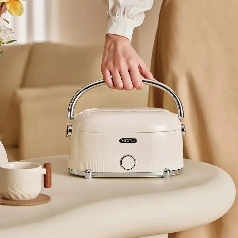 1.2L Home Electric Lunch Box Portable Water-free Keep Warm Lunch Box Office 304 Stainless Steel Rapid Heating Food Heater 220V from PriceLows™