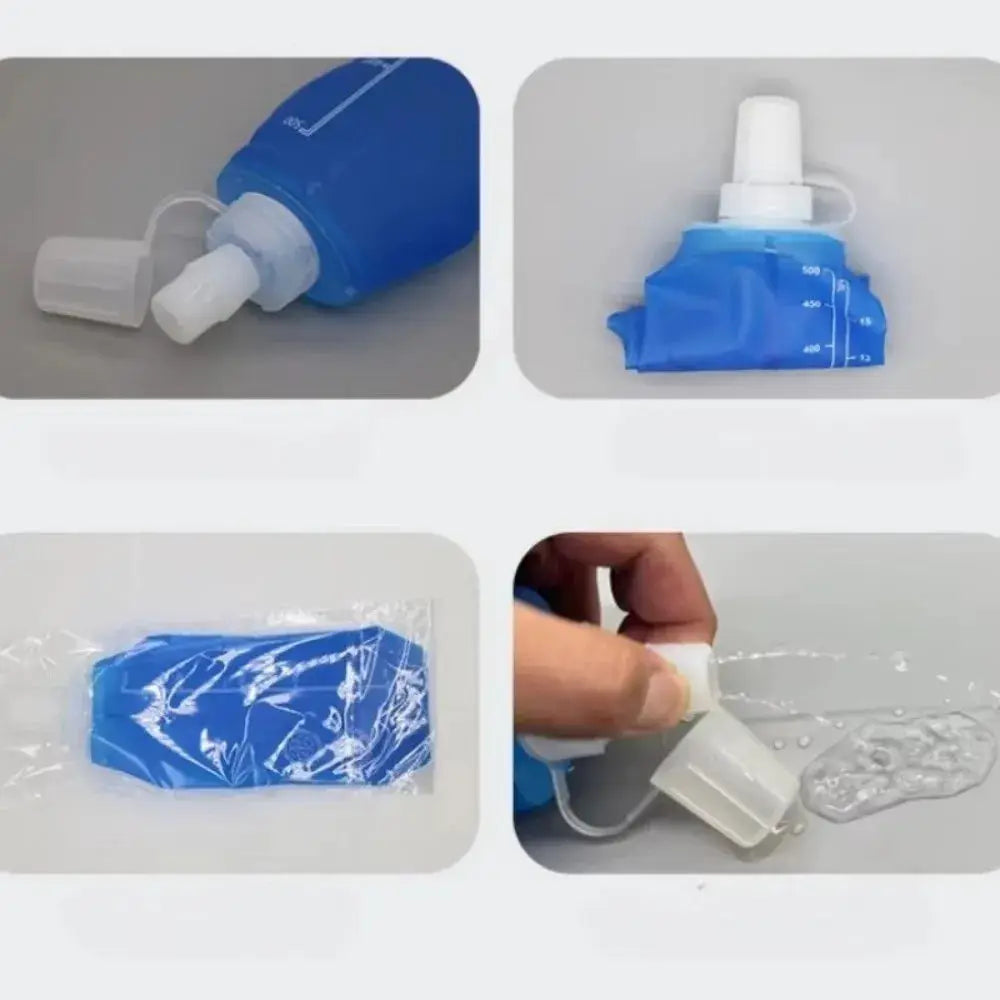 Leak-Proof Cycling Water Bottle Durable High Flow Soft Flask TPU Material 250ml Collapsible Water Bottle Outdoor Sport from PriceLows™