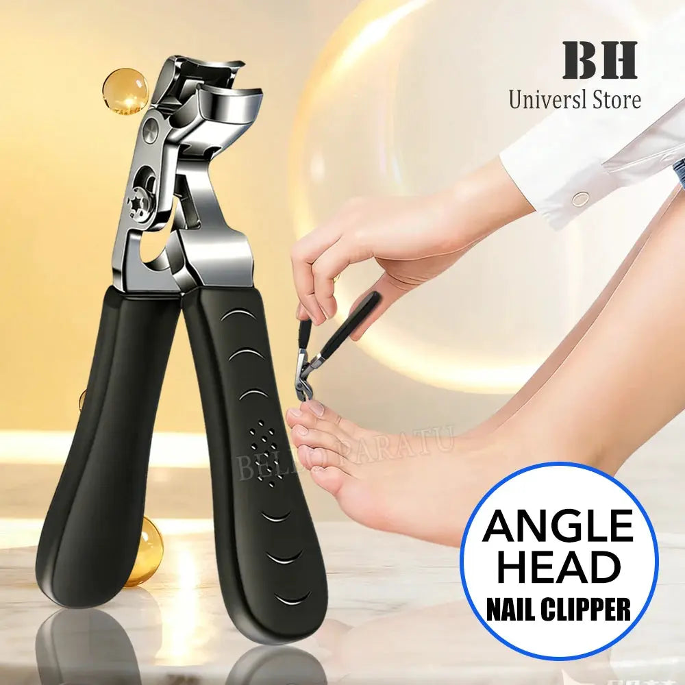Toenail Clippers | Angle Head Design | Stainless Steel | For Thick Toenails