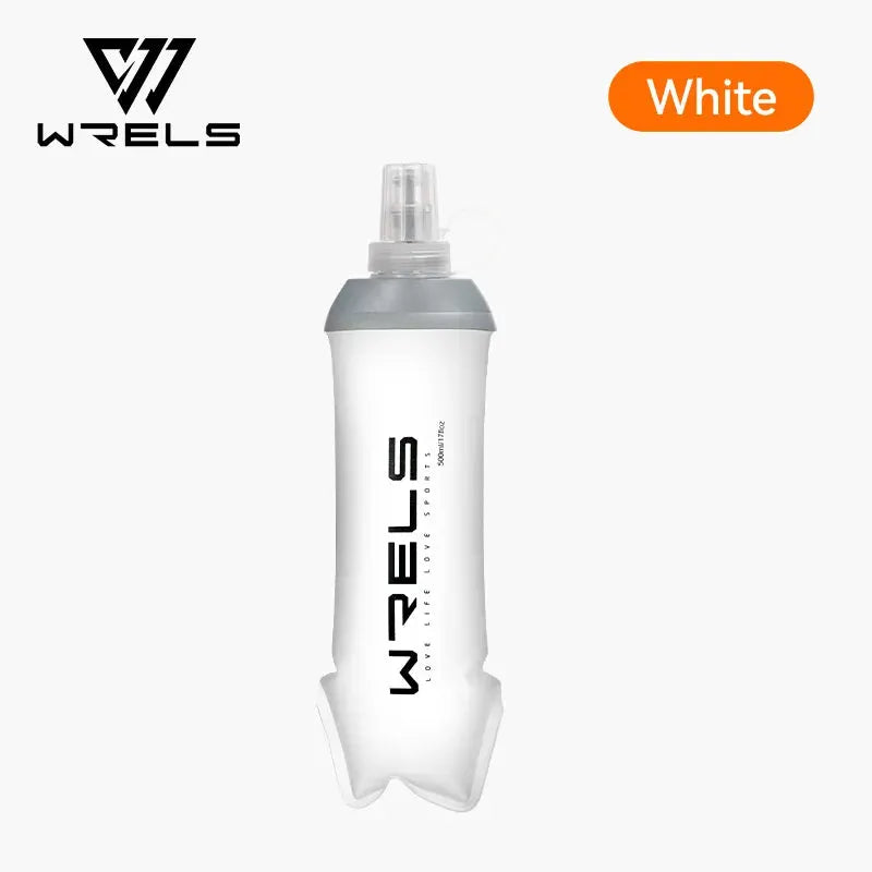 WRELS TPU Soft Folding Water Bottle BPA-Free Collapsible Flask Running Camping Hiking Travel Convenient Lightweight Water Bottle from PriceLows™
