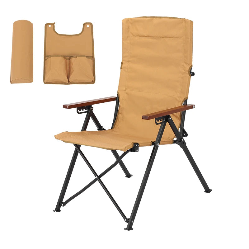 Adjustable Folding Chair | 5-Position | Pillow Armrests