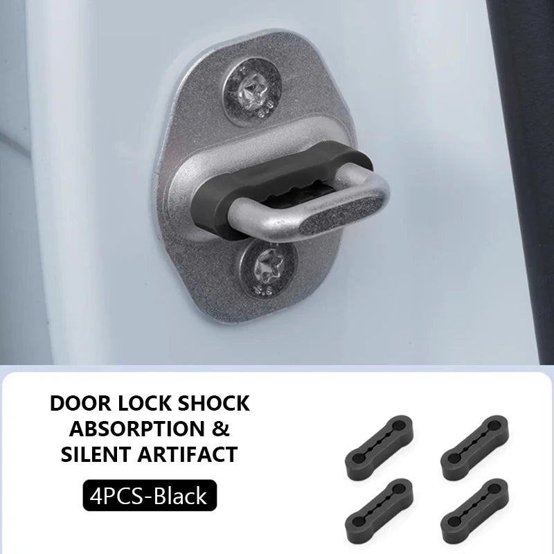 Car Door Shock Absorber | 4 Pack | Universal Fit | Soundproof Damper Pads