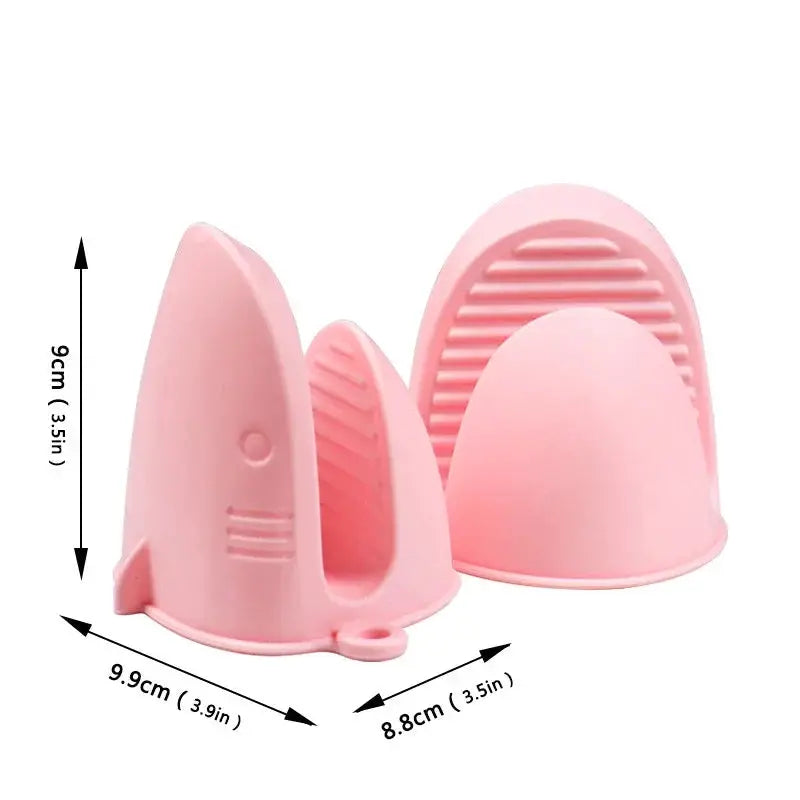 Oven Mitts | Shark Shaped Silicone | Anti Slip Heat Resistant | One Size
