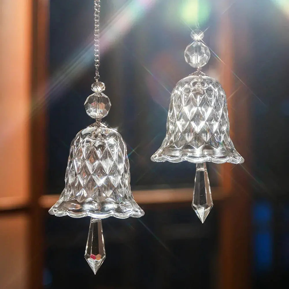 Rainbow Crystal Wind Chime Window Hanging Bell Glass Pendant Sun Catcher Christmas Decoration Home Decoration Garden Decoration from PriceLows™