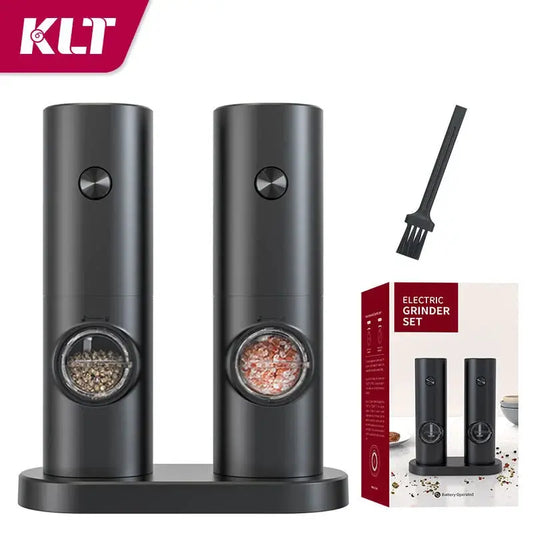 Electric Pepper Grinder Set | Adjustable Coarseness | Stainless Steel | 1pc 2pcs