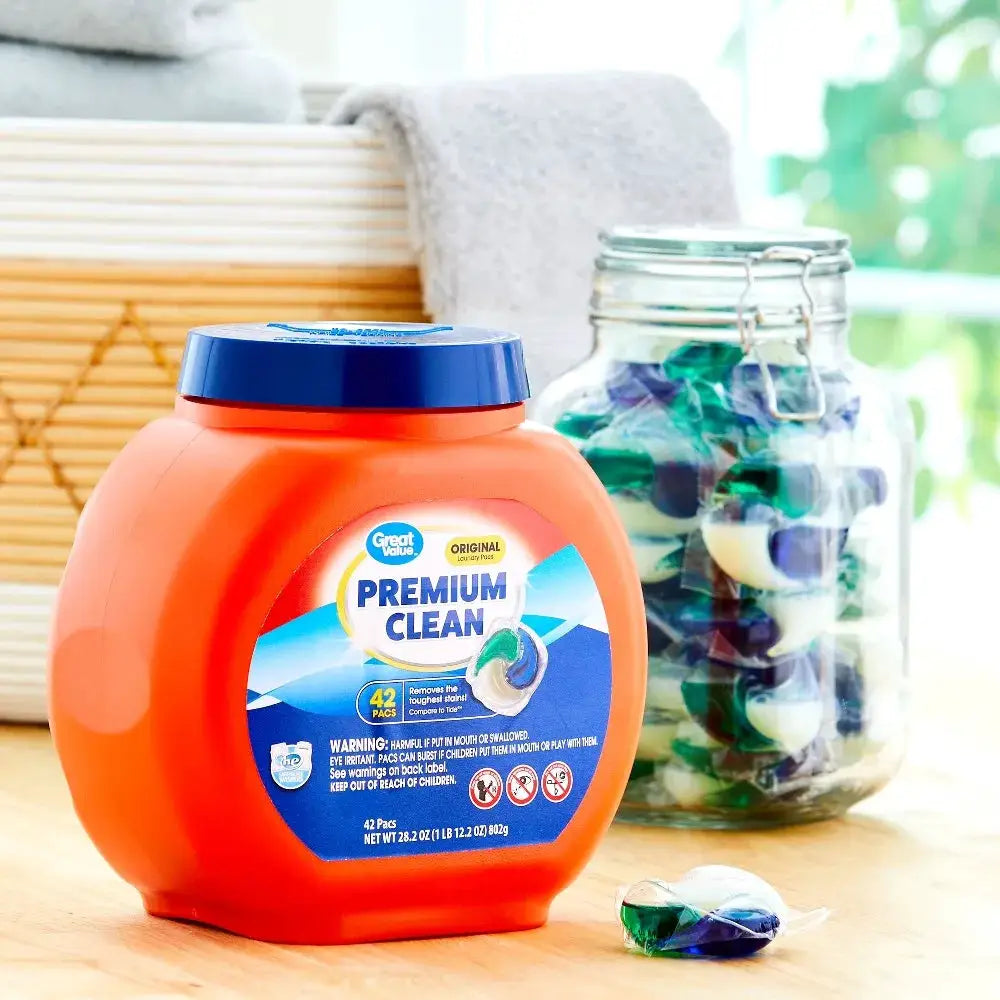 Laundry Detergent Pacs | Original Scent | 42 Count | Washing Machine