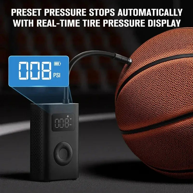 Air Pump | 2000mAh Battery | Portable Cordless | For Bicycle Car Ball