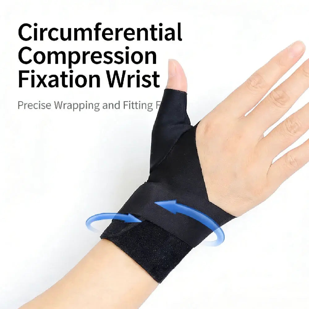 Thumb Wrist Support Brace | Adjustable Knit Liner | For Arthritis Tendonitis Pain Rel