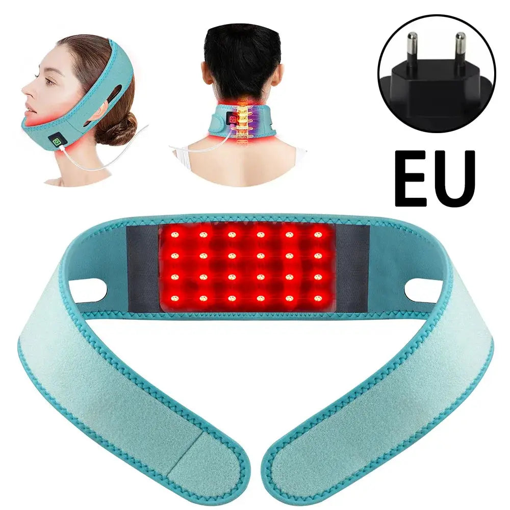 Neck Heating Wrap | 660nm Red Light | 850nm Infrared | Firming Skin Care