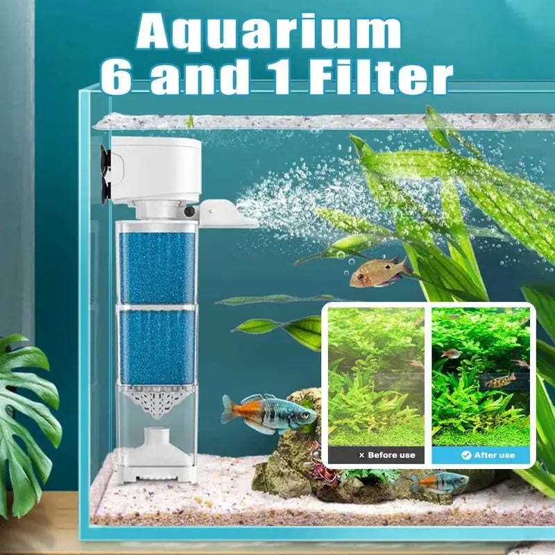 Silent 220V Aquarium Air Pump, Submersible Oxygen Aerator Filter Pump, Fish Tank Internal Wave Maker Water Pump from PriceLows™