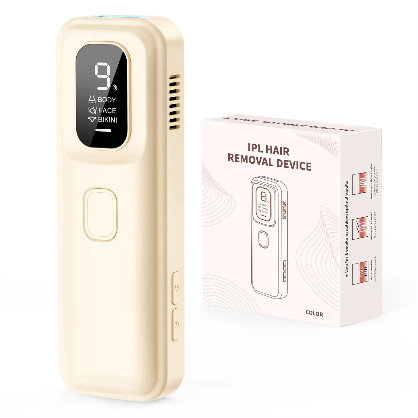 Ipl Hair Removal Device | Ice Cooling | 16J Power | For Men And Women