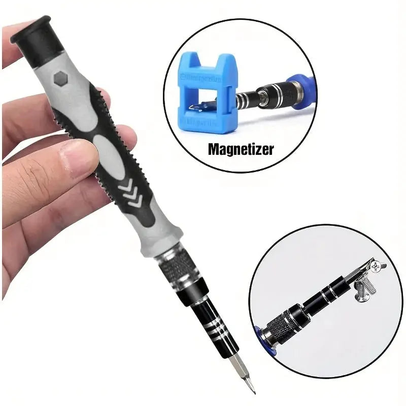 115 in 1 Precision Screwdriver Set, Electronics Repair Tool Kit for PC, Laptop, Cellphone, Watch, PS4, Vive VR, Toy, Eyeglass from PriceLows™