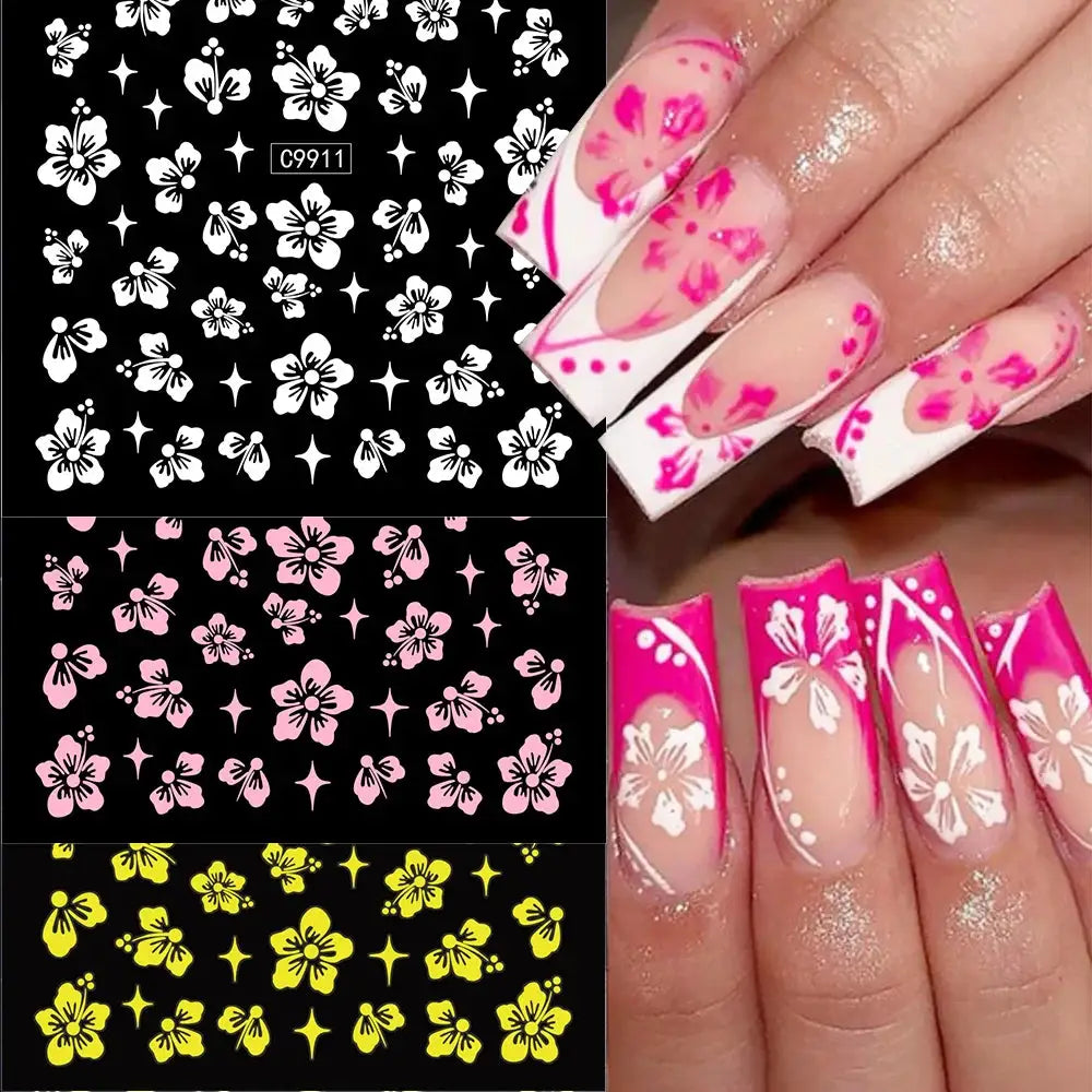 12Pcs 3D Gold Sliver Stars Nail Stickers Bronzing Starlight Nail Art Decals Self Adhesive Slider Decals DIY Nail Tips Decoration from PriceLows™