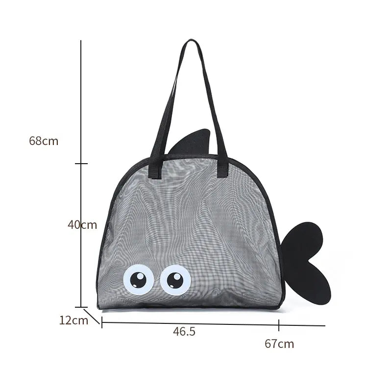 Summer New Travel Beach Bag, Children's Cartoon Toy Storage Bag, Swimsuit Storage Bag, Big-Eye Handheld Toiletry Bag from PriceLows™