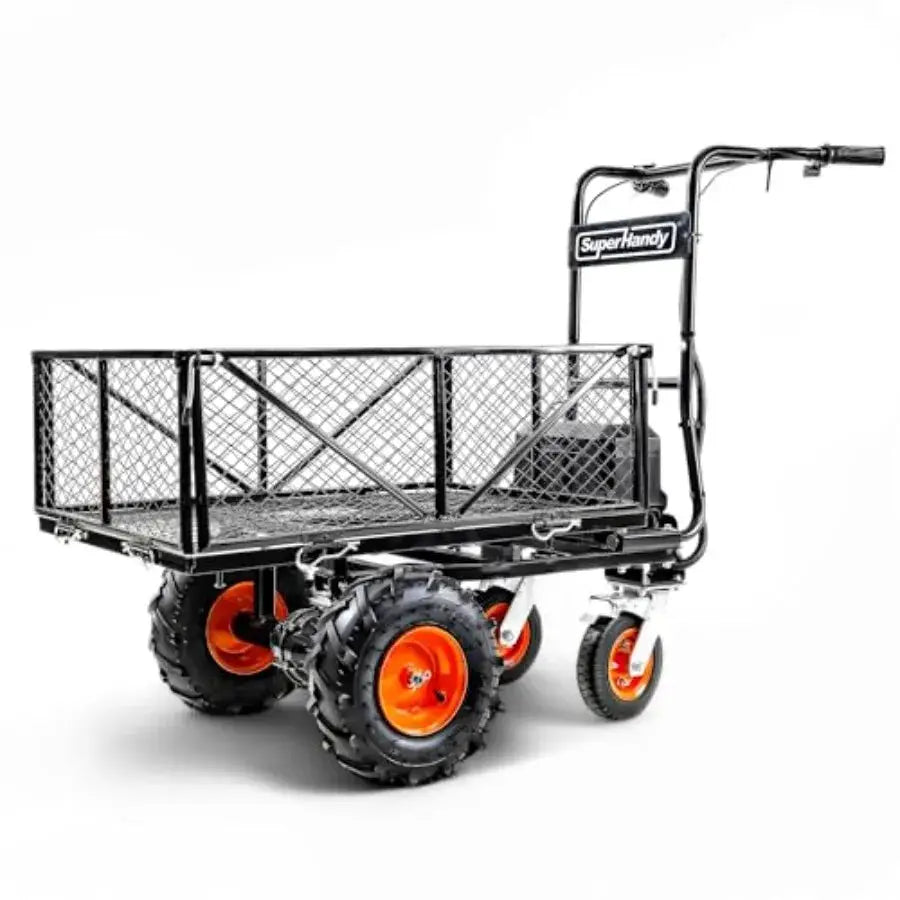 Electric Utility Service Cart 48V DC Powered Wheelbarrow with 660Lbs Load Ccity and 1000Lbs+ Hauling Strength for Farm Garden A from PriceLows™