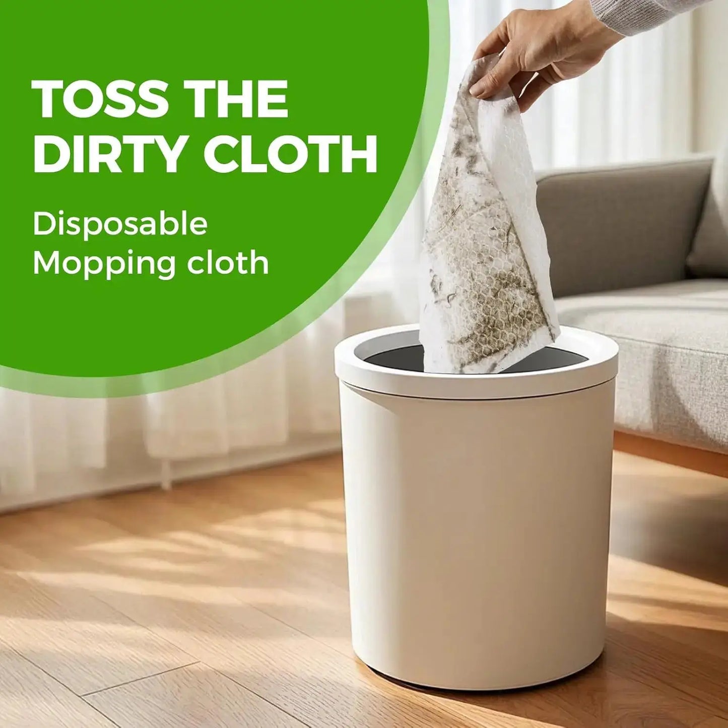 Disposable Dry Sweeping Cloth Pads Compatible with Swiffer Sweeper Household Floor Car Dust Removal Paper Electrostatic Mop Pads from PriceLows™