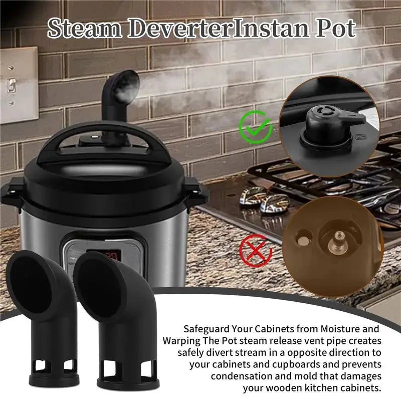 Steam Release Diverter | Fits 6 Qt 8 Qt | For Ninja Foodi Pots | 6Qt 8Qt
