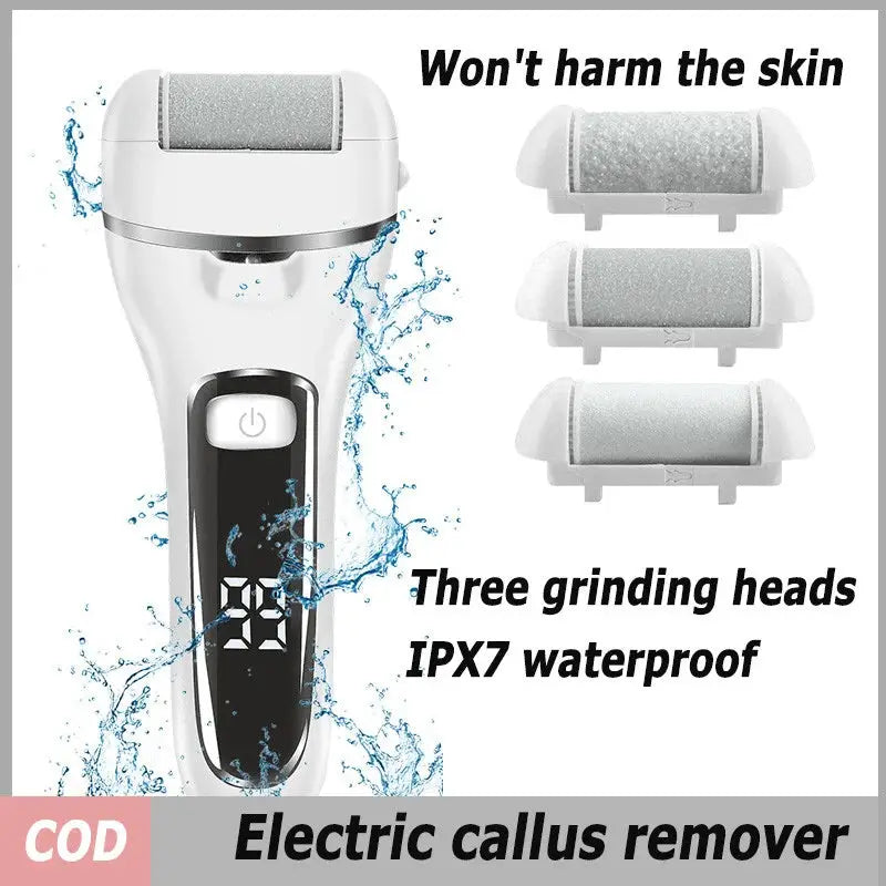 Portable Electric Foot Heel Care Tool Pedicure tool Pedicure Feet Heels Skin Remover Cuticle File Set USB Pedicure For Men Women from PriceLows™