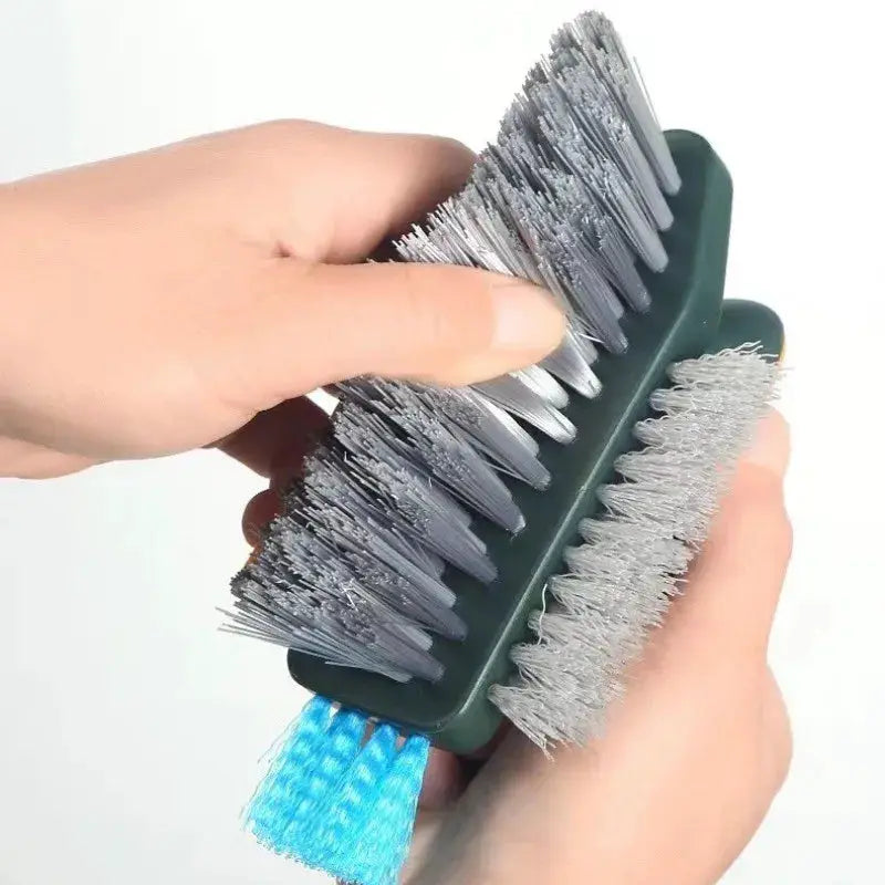 3-in-1 Gap Cleaning Brush V-Shaped Bristles 90° Dead Angle Free for Bathroom Kitchen Floor Tile from PriceLows™
