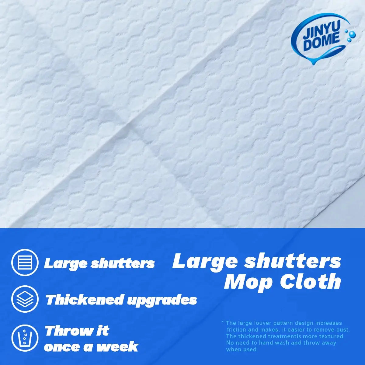 JINYUDOME 8.8x12inch Disposable Electrostatic Dust Mop Pads High-Efficiency Swiffer Wet/Dry Mop Floor Cleaning Cloth from PriceLows™