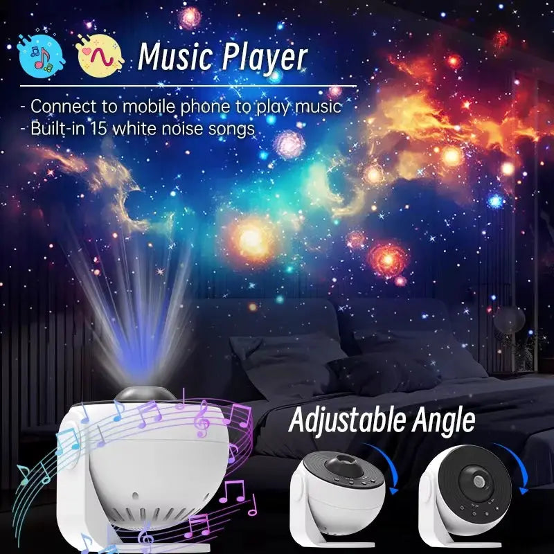 Galaxy Projector Star Projector Planetarium Starry Sky Night Light for Kids Adults Space Ceiling Projectors for Home Decor Chris from PriceLows™