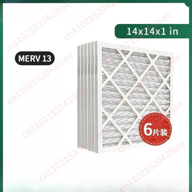 14x14x1 Plate Cartridge Filter MERV 13 (6 Pieces) HVAC/AC/Furnace Air Filter from PriceLows™