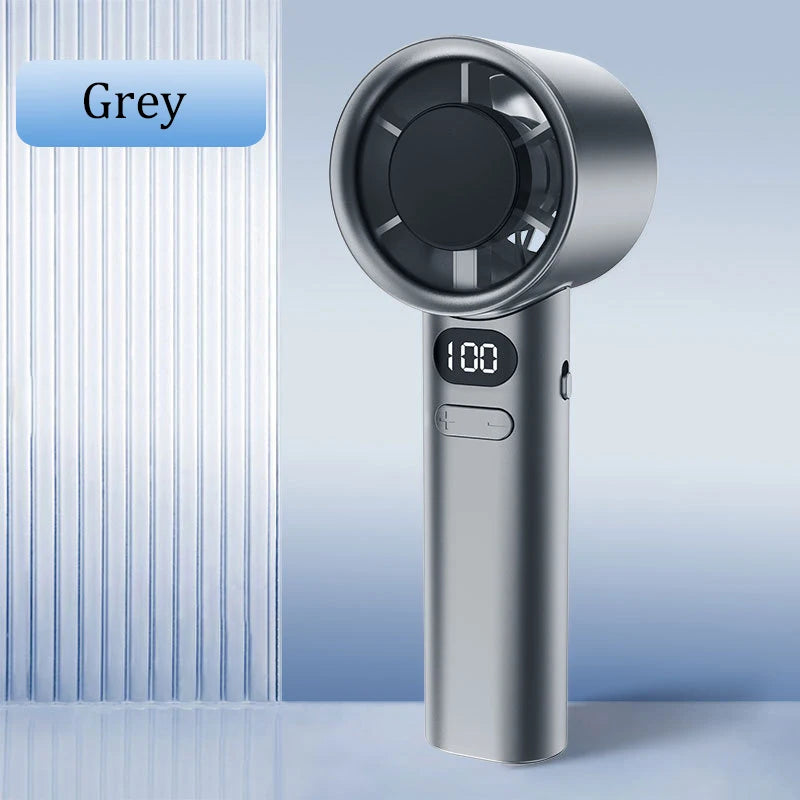 Handheld Fan | Lenovo | USB Rechargeable LED Display | One Size