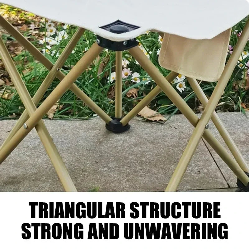 Outdoor Folding Chair | Storage Bag | Lightweight Metal Frame | One Size