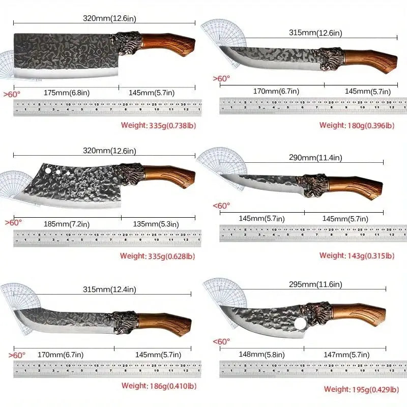 1-10PCS Stainless Steel Boning Knife Professional Kitchen Chef Butcher Utility Meat Cleaver Cooking Knife Household Tools from PriceLows™