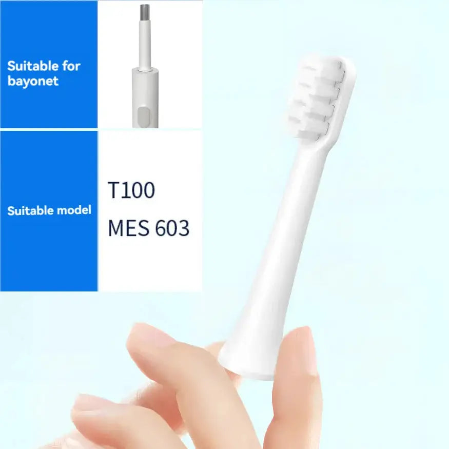 6/12Pcs Replacement Brush Heads For MIJIA T100 Mes603 Electric Toothbrush Vacuum DuPont Soft Bristle Suitable Nozzles from PriceLows™