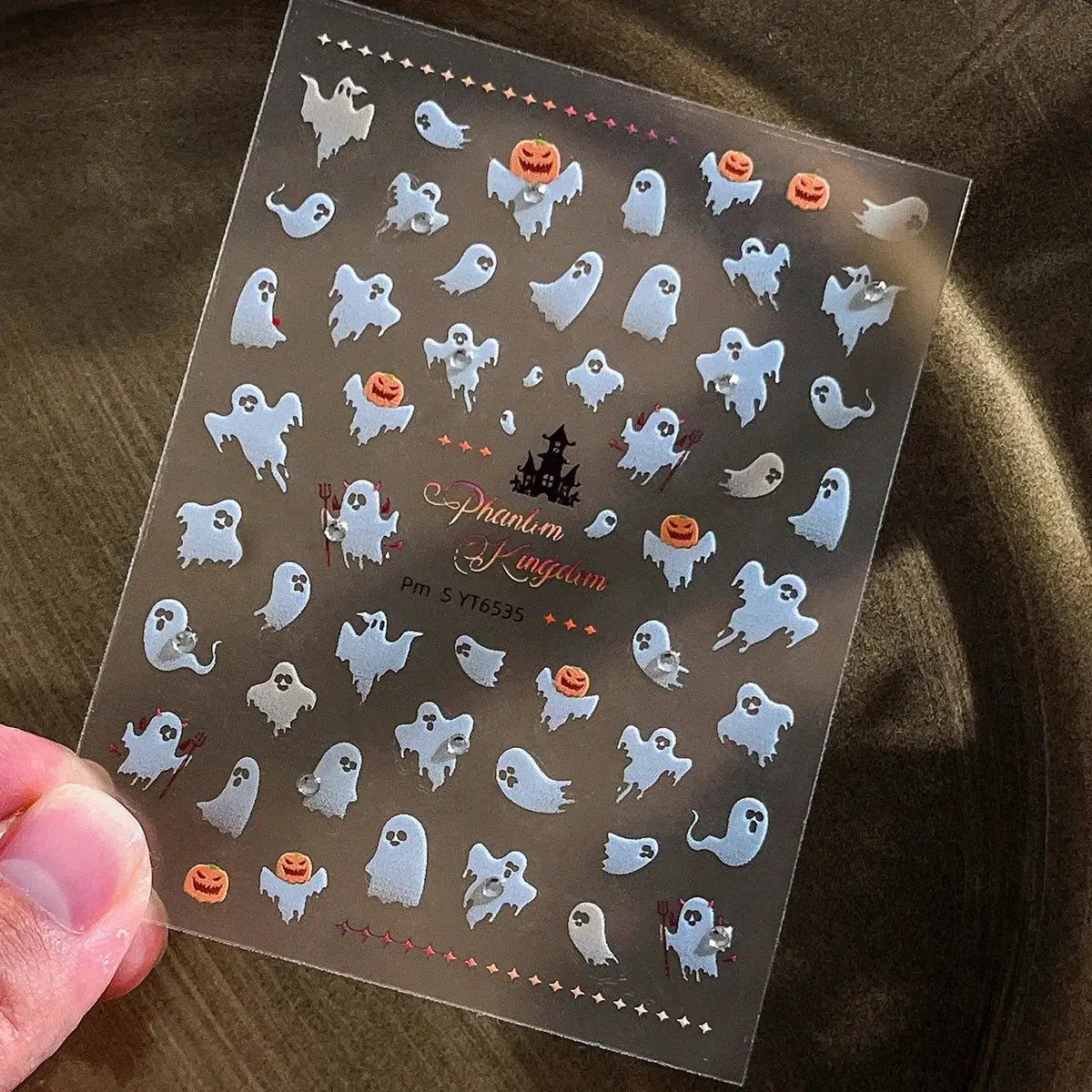 Jelly Halloween Skeleton Stickers Nail Art Cool Evil dark style decorative Nails Sticker DIY Trendy Manicure Ornaments Supplier from PriceLows™
