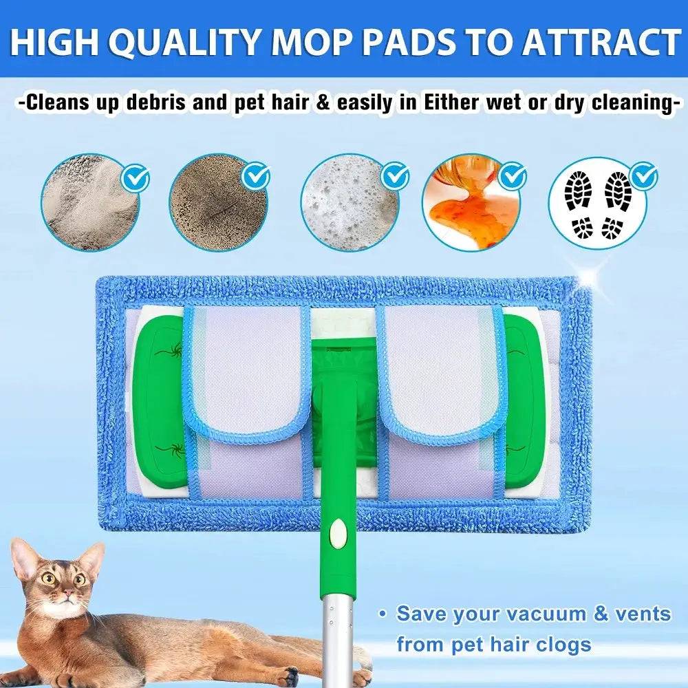 1/2PCS Microfiber Floor Mop Pad for Swiffer Sweeper Mop Cloths/Pads Wet and Dry Flip Mop Washable Reusable Cleaning Tools from PriceLows™