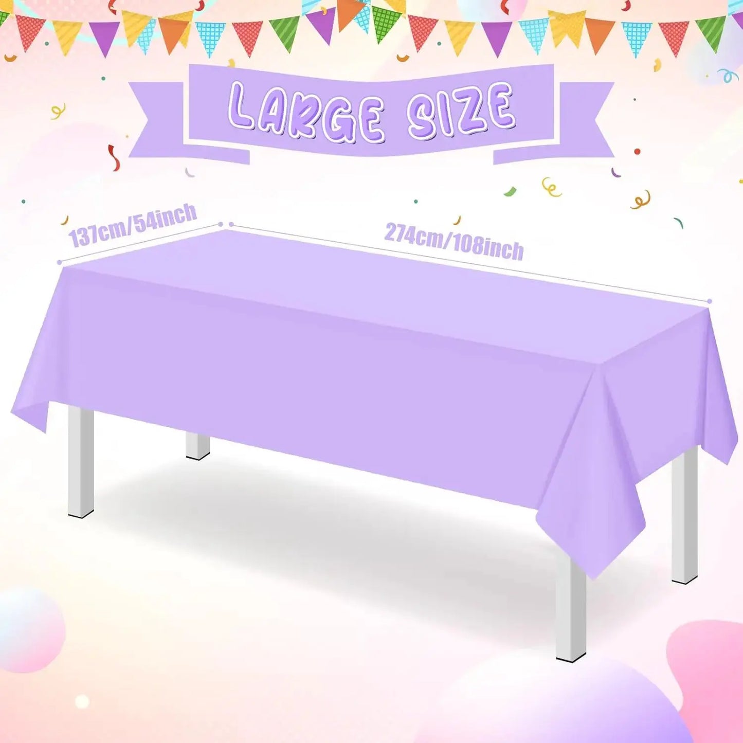 Paper Party Set | Lavender Cups | Plates | Napkins