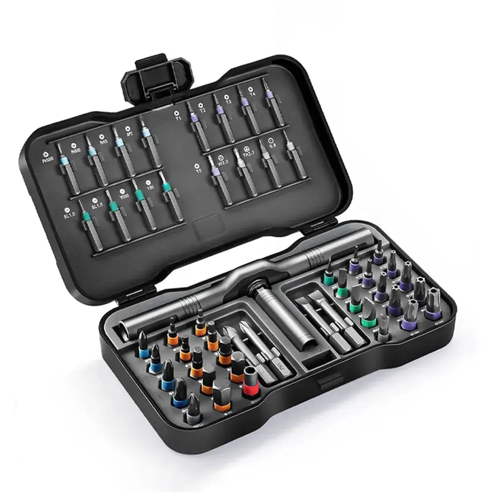 50-in-1 Magnetic Ratchet Screwdriver Set, DIY Ratchet Handle Detachable Multi-functional Tool Set, Portable Repair Tool Set. from PriceLows™