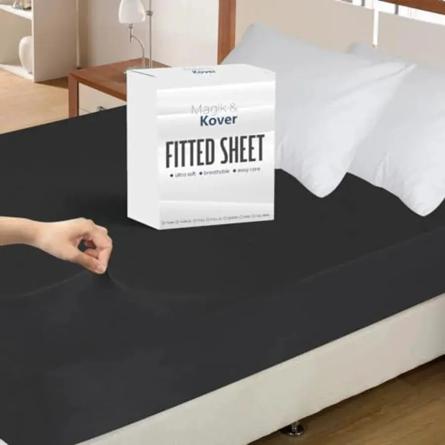 Fitted Sheet Only, Super Soft and Cozy Size Bed Sheets for Boys with Deep Pocket to 14 Inch, Cooling Mattress Bottom Sheets, Sh from PriceLows™