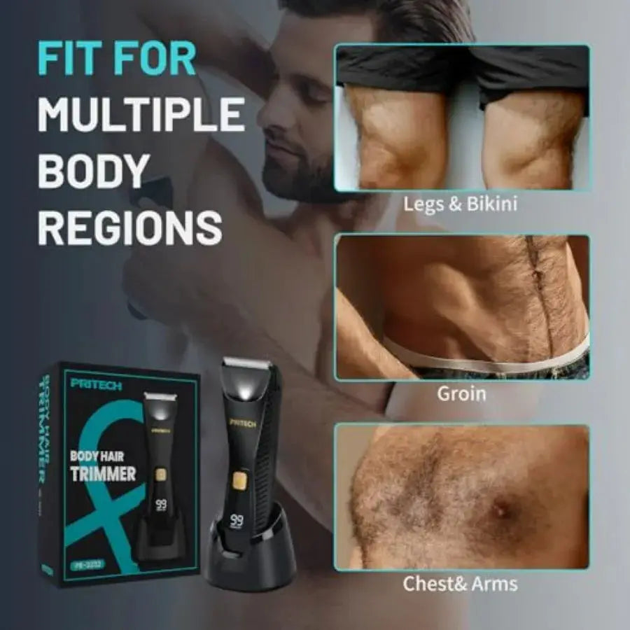 Body Hair Trimmer | Ceramic Blade | USB Rechargeable | One Size