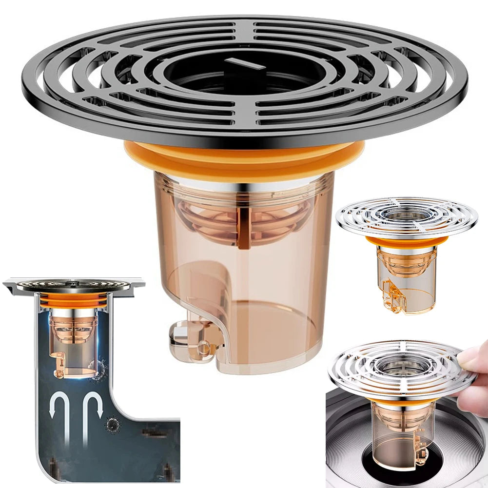 1/2/3PCS Odor Proof Floor Drain Core Magnetic Self-Close Drain Backflow Preventer Anti-Odor Shower Strainer For Kitchen Bathroom from PriceLows™