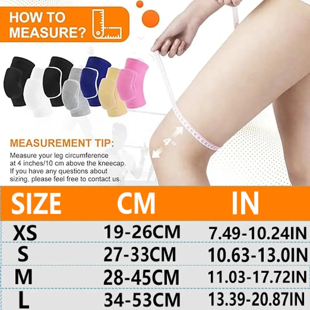 Knee Support Brace | Shock-Absorbing | Breathable Knit | Men Women Kids