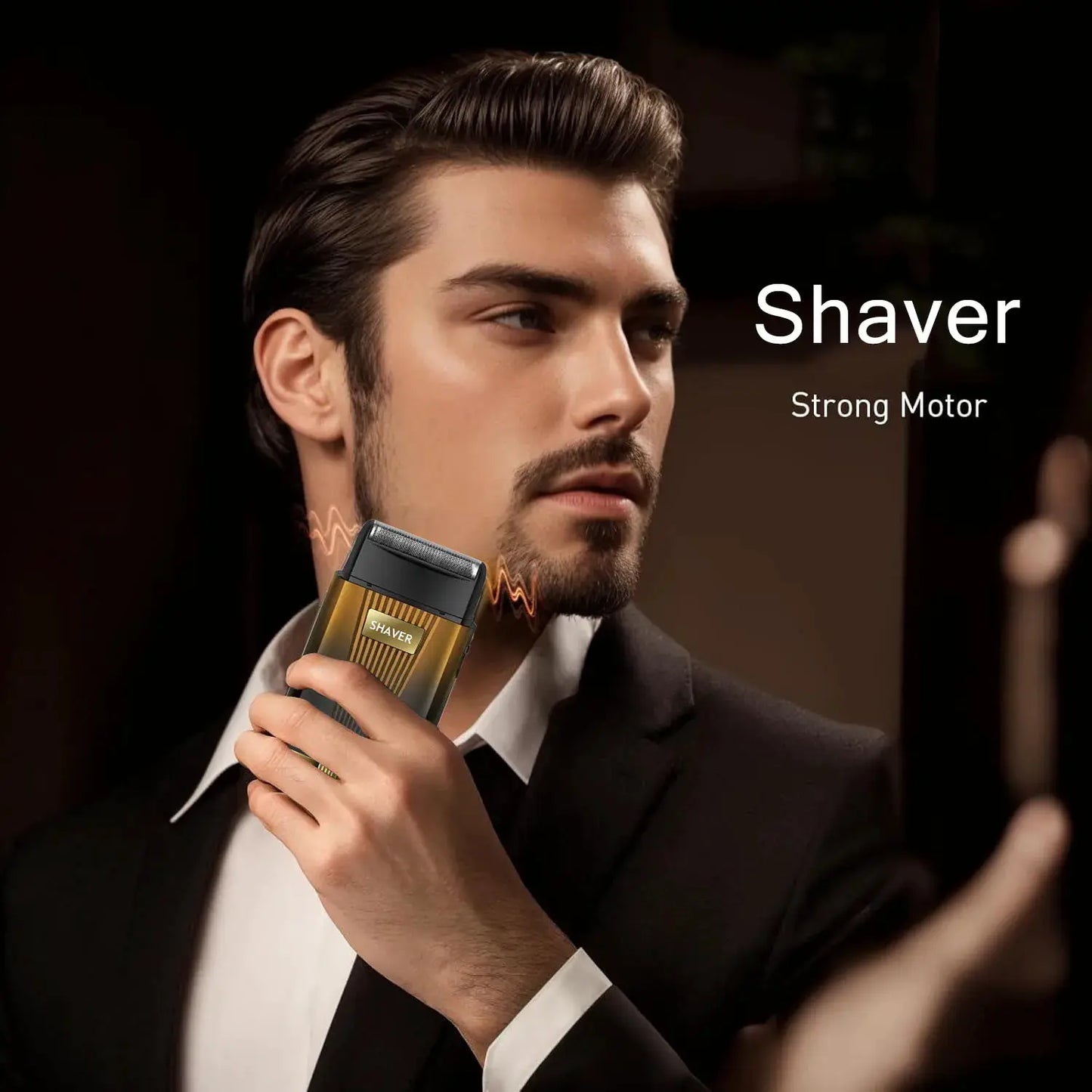 Electric Foil Shaver | Cordless Rechargeable | LED Display | Steel Blades
