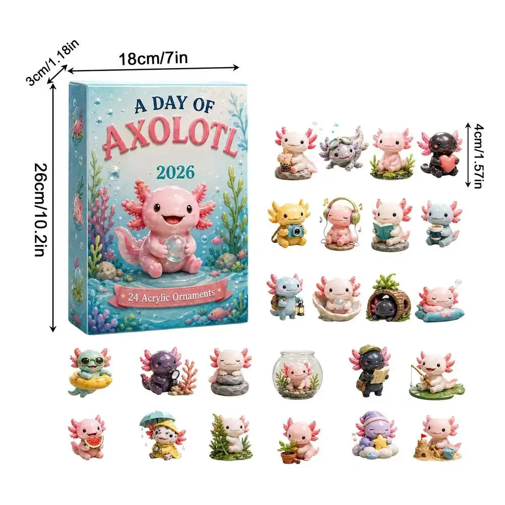 Christmas Advent Calendar | 24 Slot Frame | 2D Animal Acrylic | Kids Decor