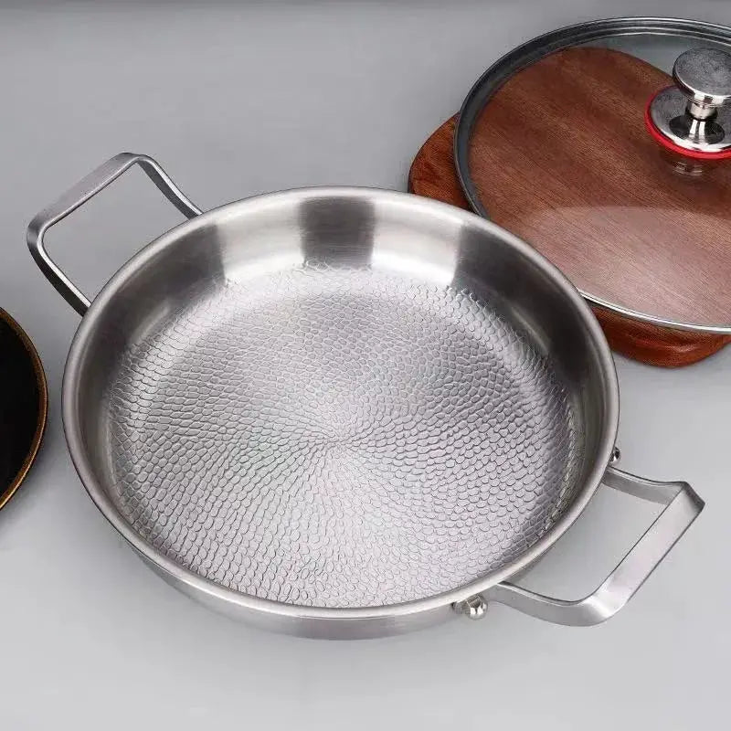 Fry Pan | Titanium Hammer Texture | Non Stick | One Piece