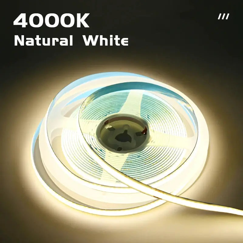 10m COB LED Strip Lights 320LEDs/m High Density Flexible LED Ribbon Tape 3000K 4000K 6500K Dimmable Linear LED Lighting 12V 24V from PriceLows™