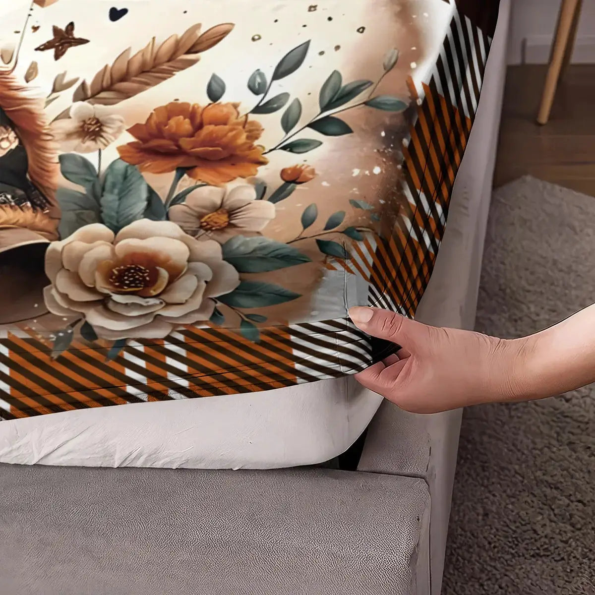 3pcs Cartoon Highland Cow Print Coreless Bed Sheet Set Multi Size Bedcover Bedroom Dormitory Bedding Decoration Machine Washable from PriceLows™